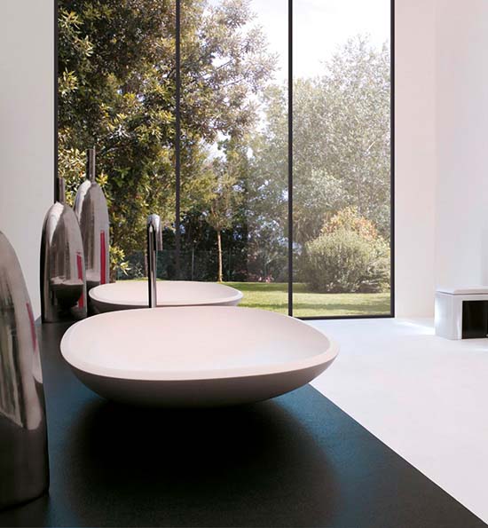 Bathroom HPL top Compact Laminate - Compact Form